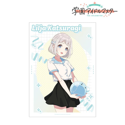 『学園アイドルマスター』描き下ろし 葛城リーリヤ ボウリングシャツver. A3マット加工ポスター